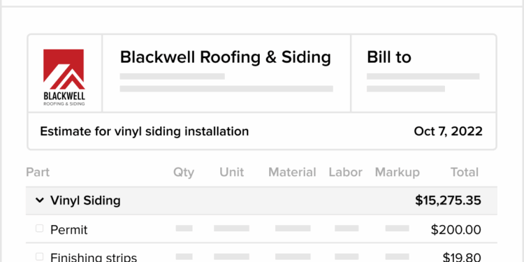 Siding Estimator App for Contractors | Houzz Pro
