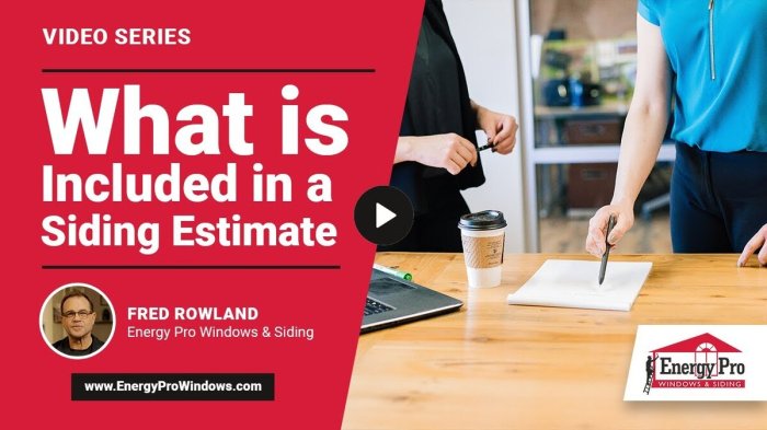 What Should Be Included in a Siding Estimate?